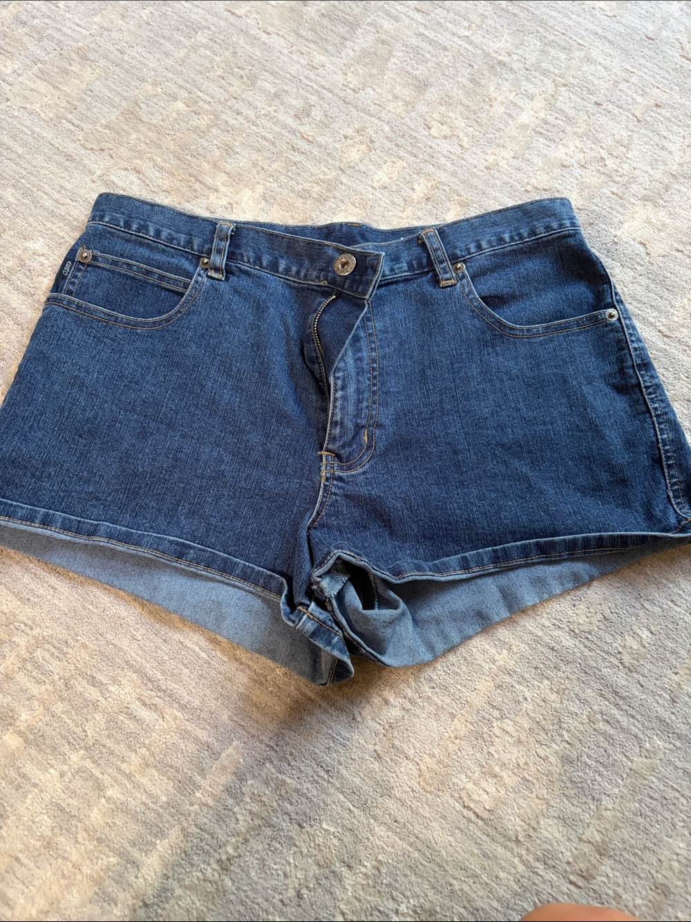 Aeropostale Dark Blue Denim Cutoff Shorts